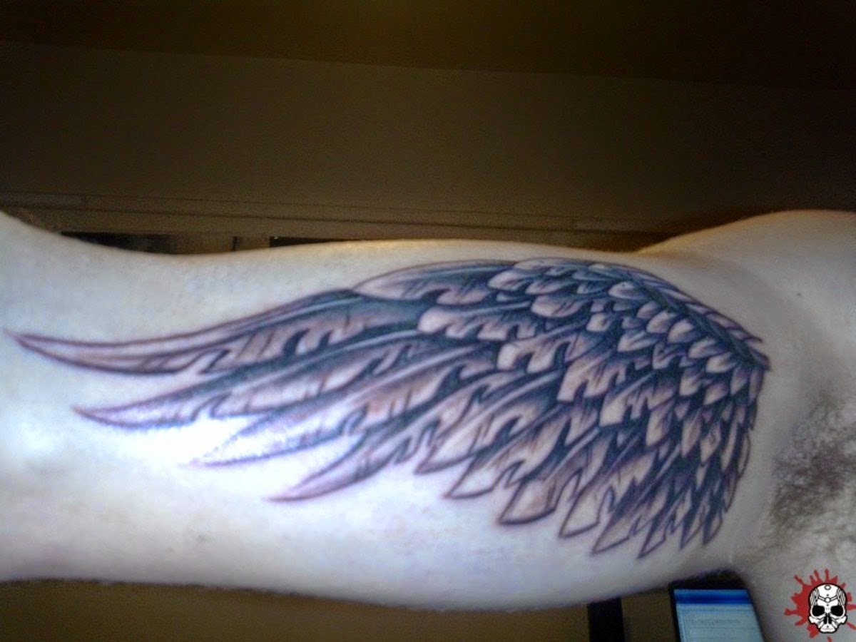 Beautiful Wing Tattoos On Arm Tattoo Ideas For Men And Girls - 1200x900 - jpeg Eagle Wing Tattoos For Men